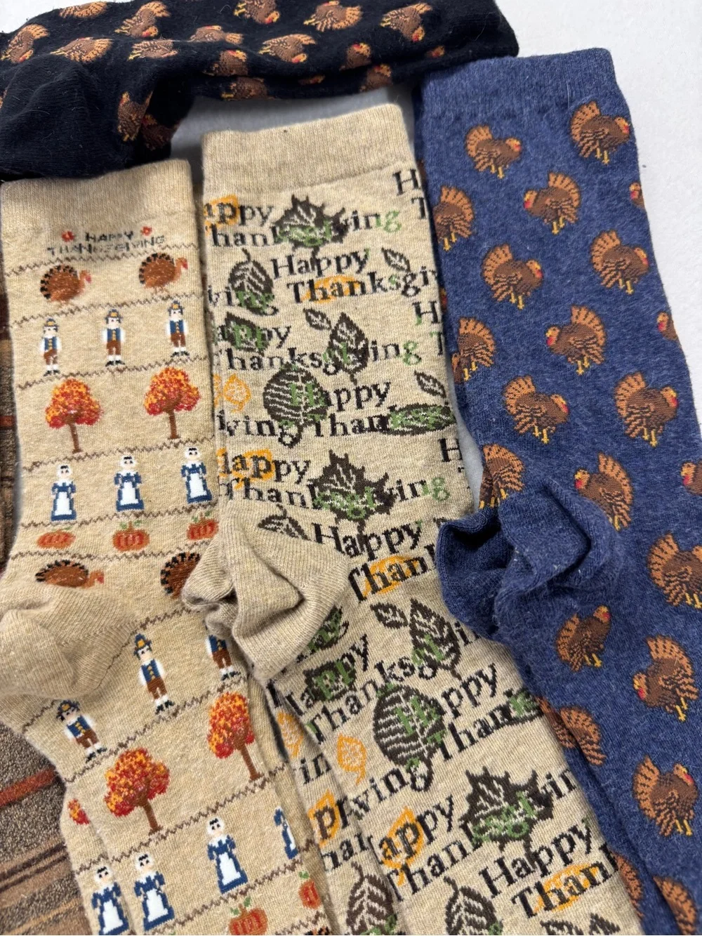 Hot Sox Harvest & Thanksgiving Themed Crew Socks - 9 pairs